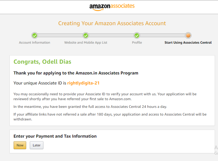 Amazon Affiliate Rightly Digital