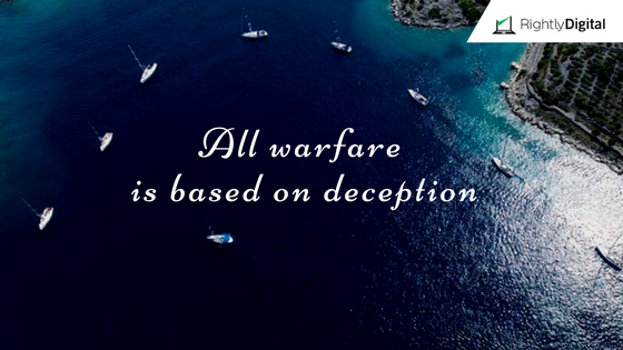 all warfare is based on deception