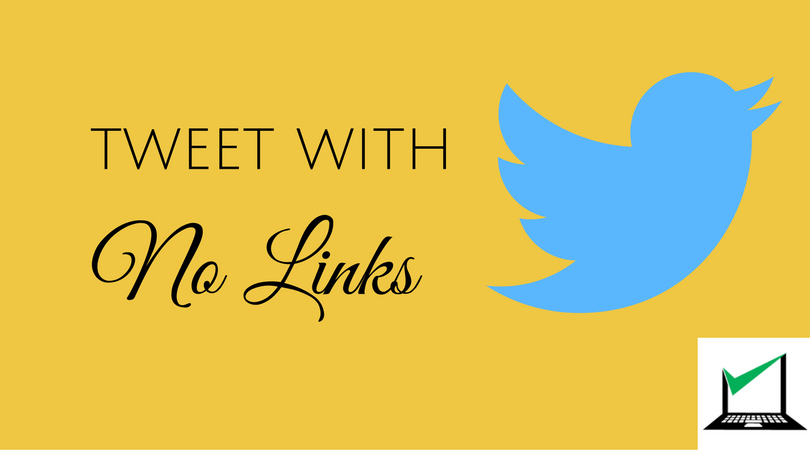 Tweet with No Links