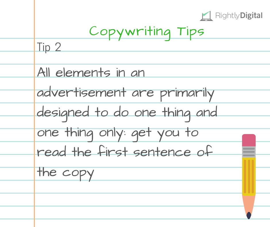 Copywriting Tip 2