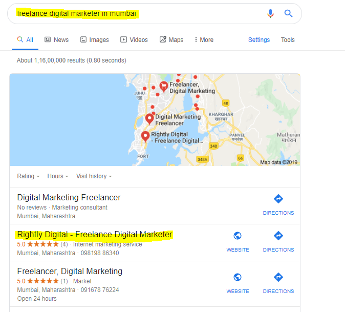 Freelance digital marketer in Mumbai