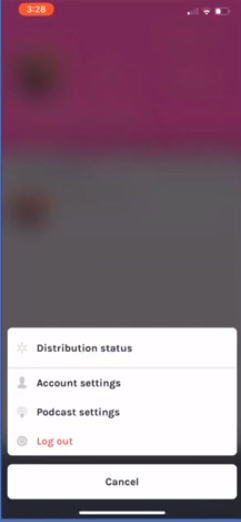 Edit podcast settings
