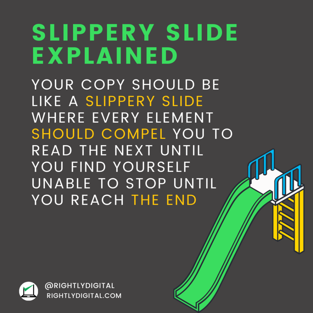 Slippery Slide Method to Copywriting