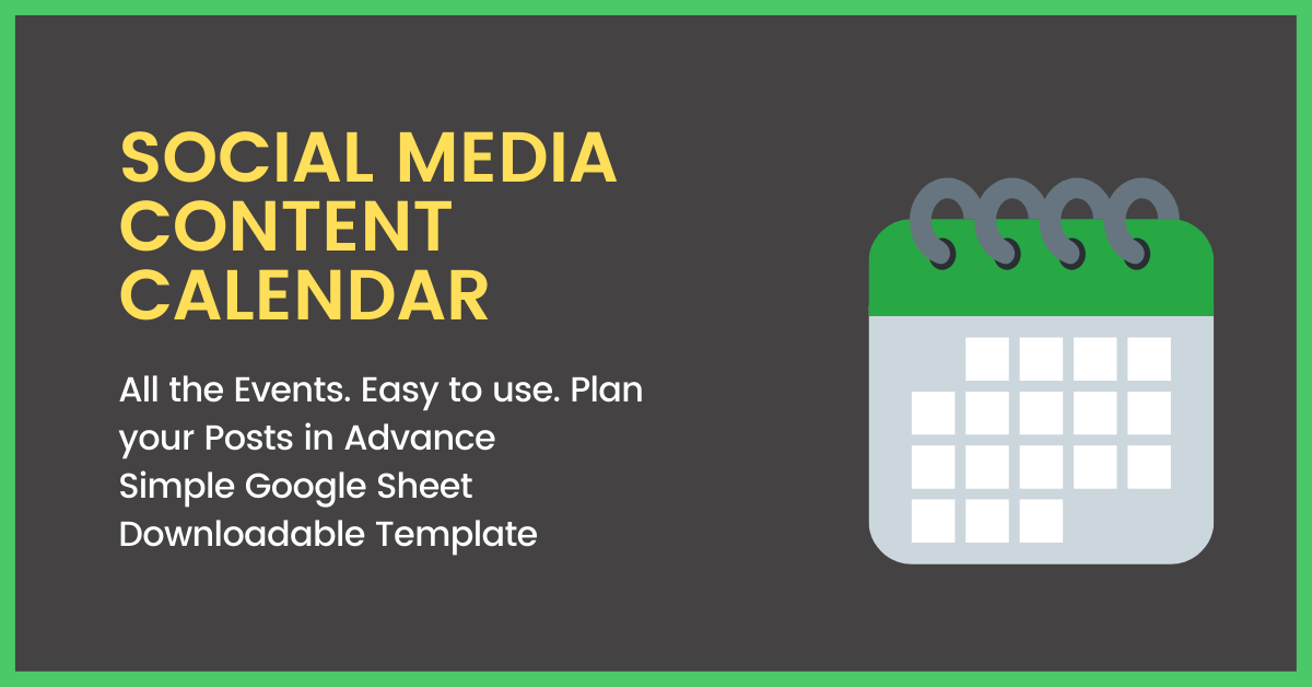 You are currently viewing Social Media Holidays Calendar for 2022 (Free Excel)