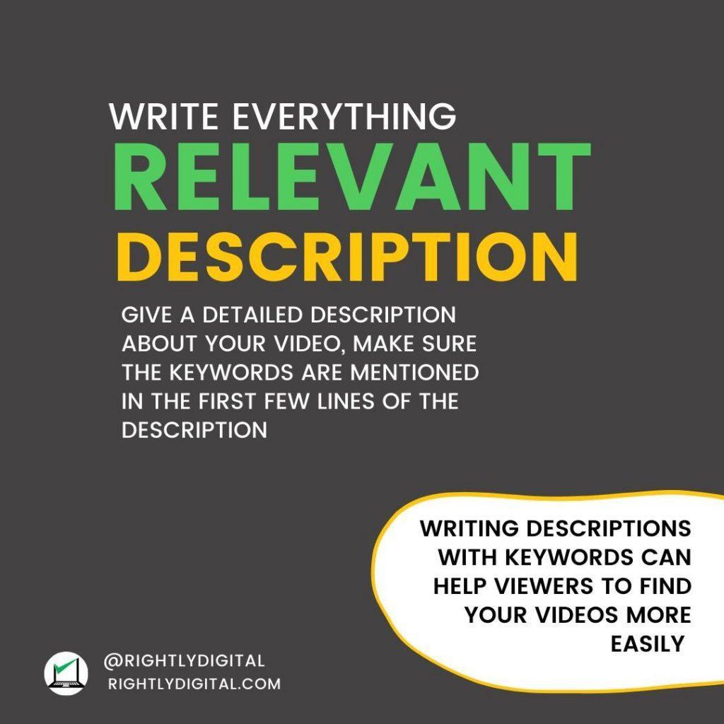 Write Titles and Descriptions to Grow Your YouTube Account