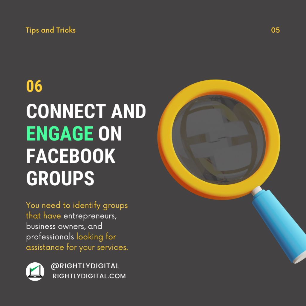 Join Relevant Facebook Groups