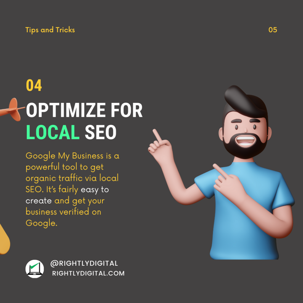 Set up Your Google My Business Account for Local SEO