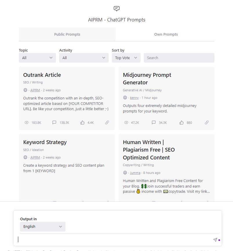 ChatGPT for SEO