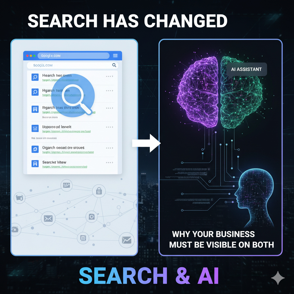 Why your business must be visible on both search and AI
