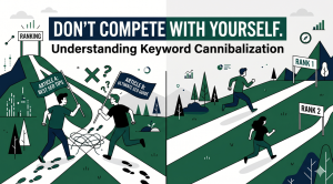 Read more about the article Don’t Compete With Yourself. What is Keyword Cannibalization?