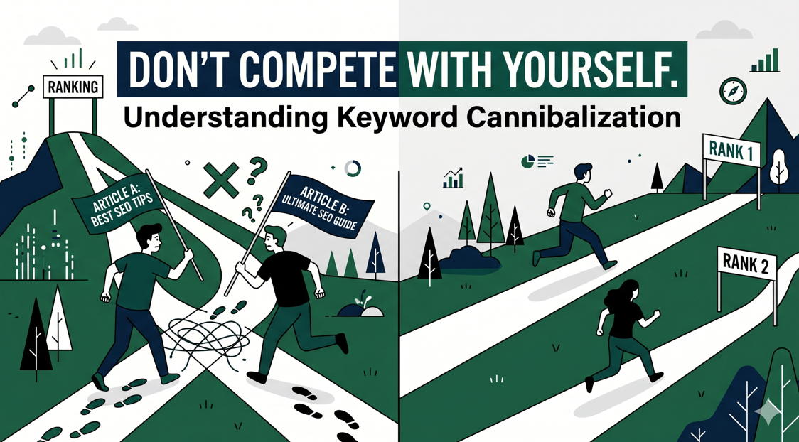 Read more about the article Don’t Compete With Yourself. What is Keyword Cannibalization?